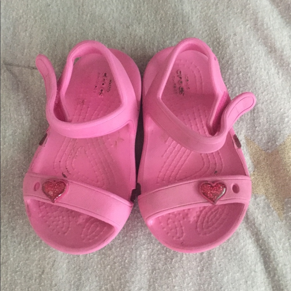 Pink sandals
